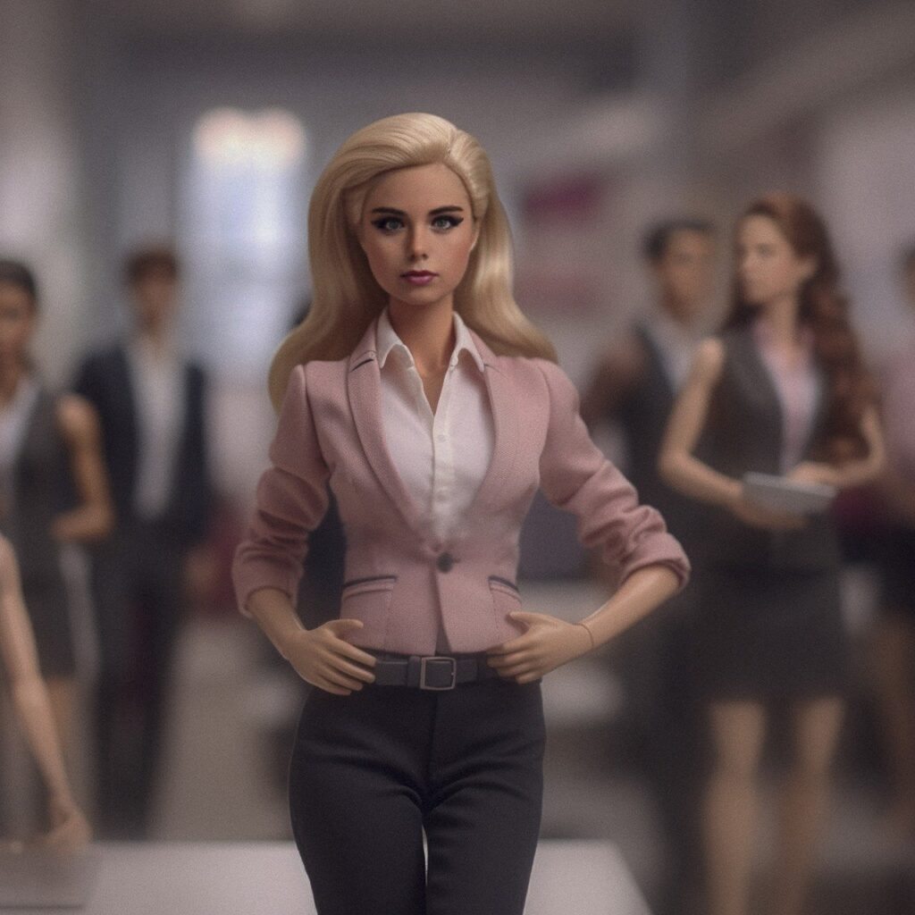 AI generated Barbie doll